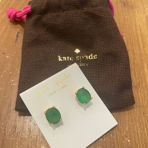 Kate Spade green earrings